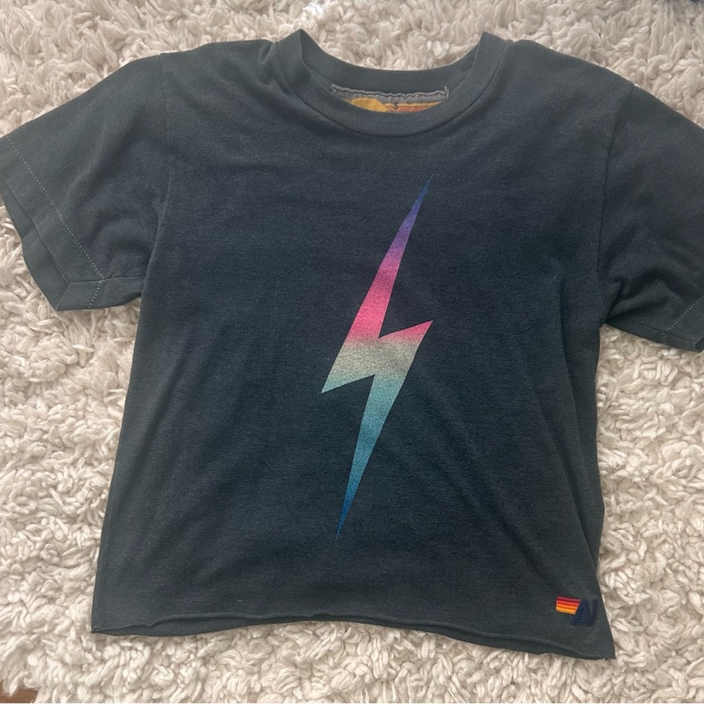 Aviator Nation lighting bolt shirt